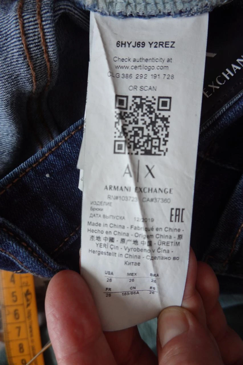 Vaquero Armani Exchange super skinny talla 26 – photo 3